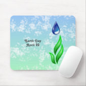 Earth Day Mouse Pad Mousepad (Mit Mouse)