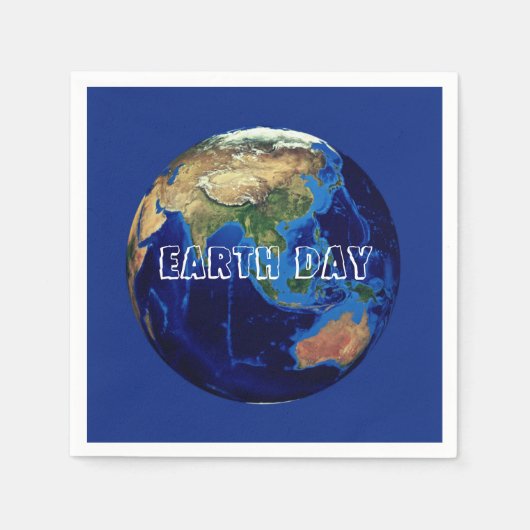 Earth Day Napkins Serviette (Vorderseite)