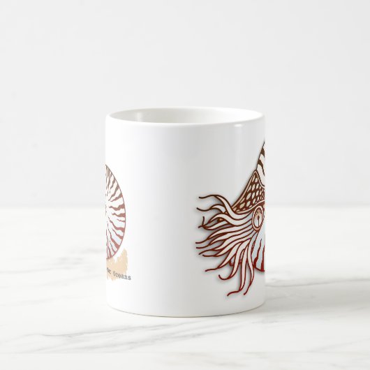 Earth Day Nautilus Coffee Tasse (Mittel)