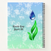 Earth Day Notebook Notizblock (Rückseite)