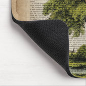 Earth Day ÖKO dictionary druckt Vintage Eichenbaum Mousepad (Ecke)