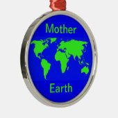 Earth Day Ornament Aus Metall (Rechts)