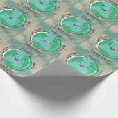 Earth Day Party Geschenkpapier (Ecke)