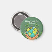 Earth Day Party Magnet (Vorderseite/Rückseite)