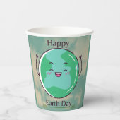 Earth Day Party Pappbecher (Vorderseite)