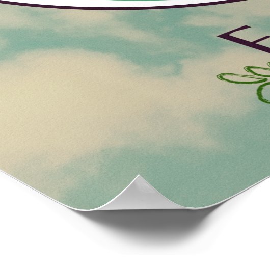 Earth Day Party Poster (Ecke)