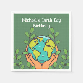 Earth Day Party Serviette