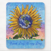 Earth Day, Pflanze eine Blume Mousepad (Vorne)