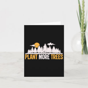 Earth Day - Pflanze Mehr Bäume Karte