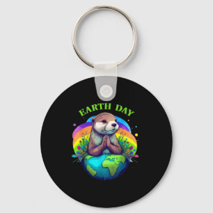 Earth Day Planet Jahrestag Erde Tag Wo Schlüsselanhänger