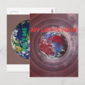 EARTH DAY POSTKARTE (Vorne/Hinten)