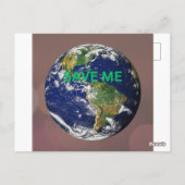 EARTH DAY POSTKARTE (Rückseite)