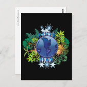 Earth Day Postkarten | Earth Day Postcard (Vorne/Hinten)