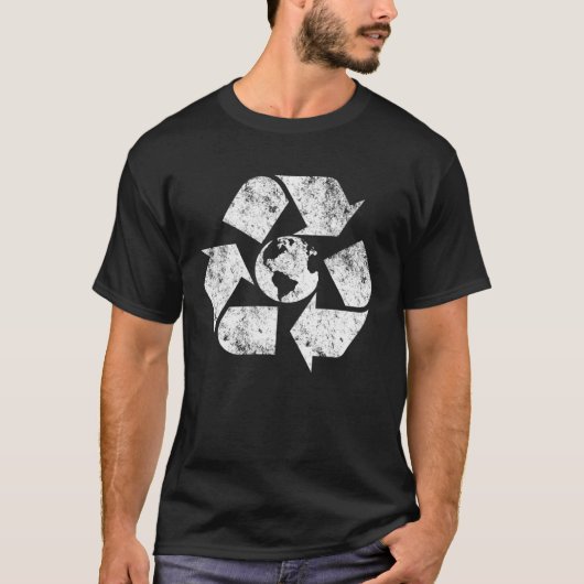 Earth Day Recycle Symbol Environmental Awareness M T-Shirt (Vorderseite)