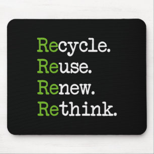 Earth Day Recycle Wiederverwendung Erneuerbare Umd Mousepad