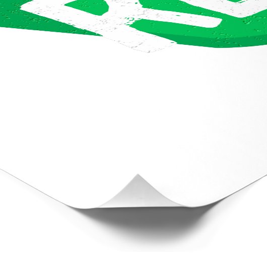 Earth Day Reduce Wiederuse Recycle Mobius Loop Pos Poster (Ecke)