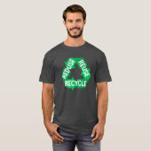 Earth Day Reduced Reuse Recycle Mobius Loop T-Shirt (Vorne ganz)