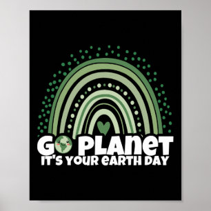 Earth Day Restore Earth Nature Planet Niedlich Ear Poster