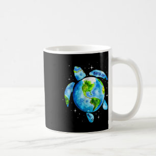 Earth Day Restore Earth Sea Turtle Art Rettete den Kaffeetasse