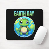 Earth Day Restore Earth Turtle 2025 Mousepad (Mit Mouse)