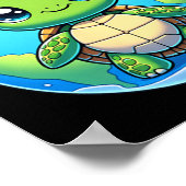 Earth Day Restore Earth Turtle 2025 Poster (Ecke)