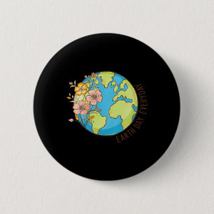 Earth Day Retro Environmental Shirt Women Button