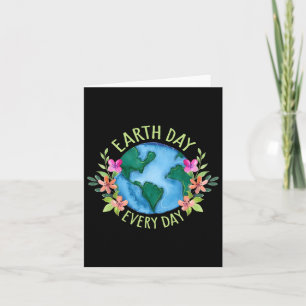 Earth Day Retro Environmental Shirt Women Karte