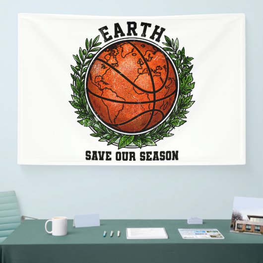 earth day save our season banner (Messe)