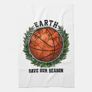 earth day save our season geschirrtuch