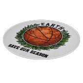 earth day save our season schneidebrett (Ecke)