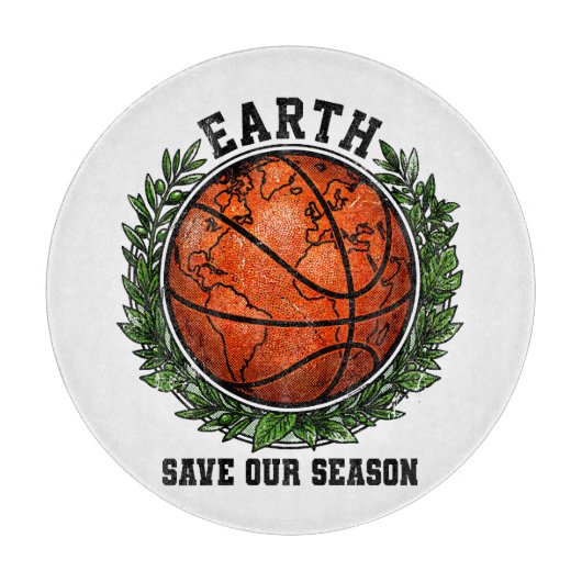 earth day save our season schneidebrett (Vorderseite)