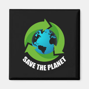 Earth Day Save the Planet Behielt It Green Happy M Magnet