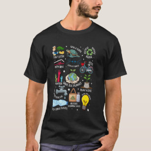 Earth Day Save the Planet Reduce Wiederverwendung T-Shirt