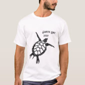 Earth Day Sea Turtle T-Shirt (Vorderseite)