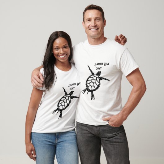 Earth Day Sea Turtle T-Shirt (Unisex)