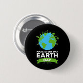 Earth Day Shirt Environment - Geschenke machen jed Button (Vorne & Hinten)