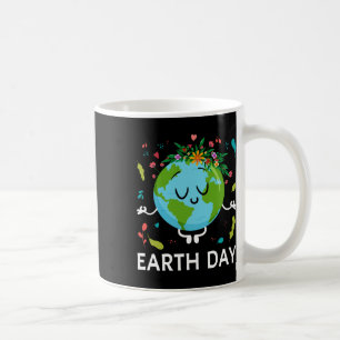 Earth Day Shirt Floral Niedlichen und Friedlichen Kaffeetasse
