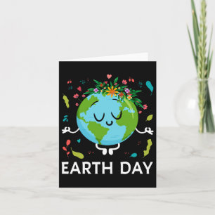 Earth Day Shirt Floral Niedlichen und Friedlichen Karte