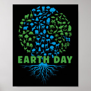 Earth Day Shirt Kids Poster