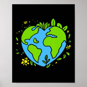 Earth Day Shirt Niedlich Earth Day Männer Frauen K Poster