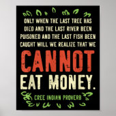 Earth Day Shirt Pro Save Environment Quote Last Tr Poster (Vorne)