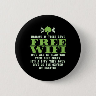 Earth Day Shirt Rette Öko Environment, wenn Bäume Button