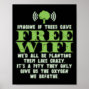 Earth Day Shirt Rette Öko Environment, wenn Bäume Poster