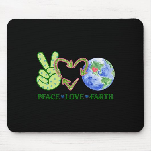 Earth Day Shirt Teacher Environment Day Recycelte  Mousepad (Vorne)