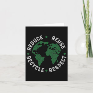 Earth Day Shirt Teacher Recycelte Vintag Recycelnd Karte