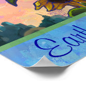 Earth Day Sonnenblume Poster (Ecke)