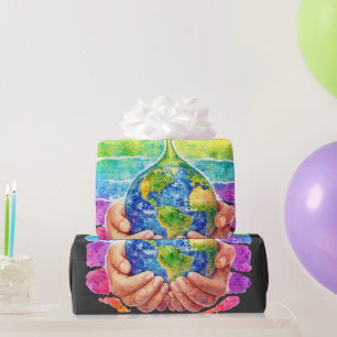 Earth Day Spross: Samen für Morgen pflanzen Geschenkpapier