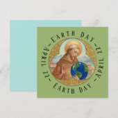 Earth Day & St. Francis of Assisi Card (Vorne/Hinten)