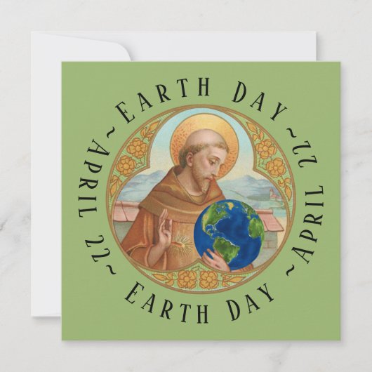 Earth Day & St. Francis of Assisi Card (Vorderseite)