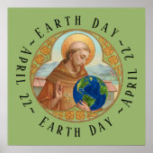 Earth Day & St. Francis of Assisi Poster (Vorne)